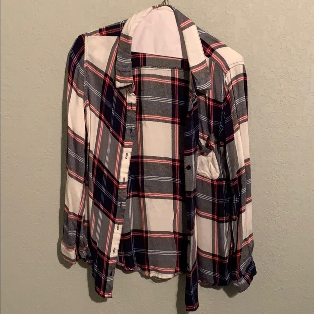 Rue21 button-down, plaid top